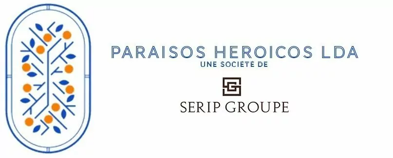 Logo Paraísos Heroicos LDA and Serip Groupe
